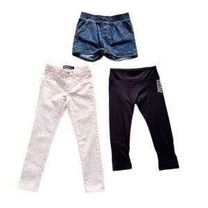 LOT of Girl's Shorts Jegging & Leggings Size 10-12